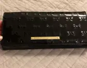 Betsey Johnson Black Patent Multi-function Crossbody Clutch Shoulder Bag $68