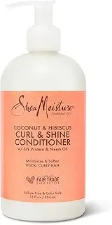 Shea Moisture Coconut and Hibiscus Curl and Shine Conditioner, 384 ml