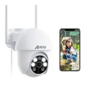 [New] ANRAN Security Cameras Wireless Outdoor - 2K Solar Security Camera Night
