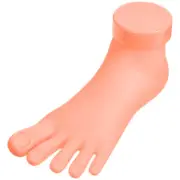Silicone Mannequin Foot Practice Fake Foot Practice Hand Acrylic Nails