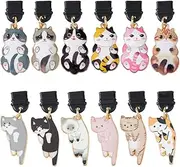 DICOSMETIC Dust Plug Charms Bulk Cat Type-C Charging Port Charm Cell Phone Charms Plug Cover Plastic Dust Plugs with Alloy Enamel Resin Charm USB C Port Cap Protector Pendant for Earphone Cellphone