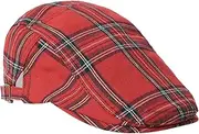 [WITHMOONS] Cotton Plaid Ivy Newsboy Cap Cabbie Flat Beret Hat YZ30097