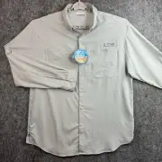 Columbia Sportswear Mens Button-Down Shirt Long Sleeve XLT Tamiami