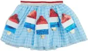 Mud Pie Children's Patriotic Sequin Tutu; 12-2T