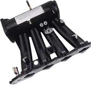 Aluminum Intake Manifold B16 Compatible With Civic EK Integra DA DC2 B16A B16A2 B16A3(Black)
