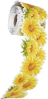 Garneck Tropical Leaves Bulletin Board Border Trim Self Adhesive Floral Design for Classroom Office Home Decor Versatile Easy Application Aesthetic Enhancement for Summer Party Decorations
