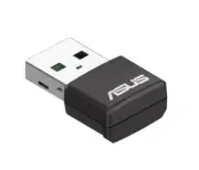 ASUS USB-AX55 NANO Dual Band AX1800 USB WiFi 6 USB Adapter, 802.11ax 1201Mbps+57