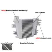 Upgrade Top Mount Intercooler Direct Fits 1997-2007 Nissan Patrol Y61 GU ZD30 TD