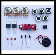 Arduino Parts kit with Potentiometers, Transistors, Capacitors, and Microphone