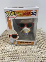 Funko Pop! Vinyl: Dragon Ball - Master Roshi (w/ Staff) #382 -w/protector