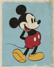 Mickey Mouse - Retro POSTER 40x50cm NEW