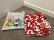 BNWT Peter Alexander Sesame Street Elmo Set - Top L Women’s + Pants M Men’s