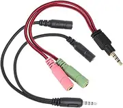 MERRYHAPY 2pcs 35mm Adapter Cable Headphone Cable Extension Surge Protected Extension Double with USB Double Adapter USB c to Aux Phones Wall Plugs to Cable Headphone Extension Cable
