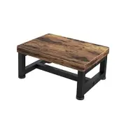 Wooden Step Stools for Adults Kids with Non-Slip Rubber Feet, Heavy Duty