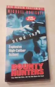 Bounty Hunters VHS 1997 Michael Dudikoff NEW SEALED Demo Tape Screener Promo