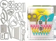 Beach Glasses and Bags Die Cuts for Card Making,Metal Cutting Dies Embossing Paper Dies for Scrapbooking DIY Album Card Making Supplies
