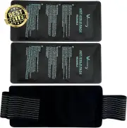 2Pack Reusable Gel Ice Packs with Wrap,Hot/Cold Compress for Pain Injury Relief