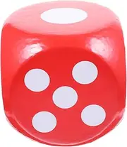 HAWILLOSCH Number Dices Giant Game Dices Tool 20cm Large Foam Dice for Party Game Dice Props Educational Teaching Toy