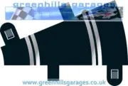 Greenhills Scalextric Sport Track Radius 1 22.5 degree Curve x 2 C8278 BNIP MT47