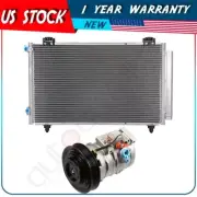 A/C Condenser and A/C Compressor set Fits 2003-2004 Toyota Corolla Matrix (for: Toyota)