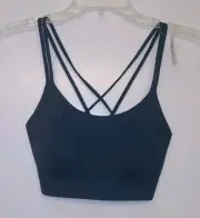 Offline by Aerie Goals Bralette Sports Bra Recharge Strappy NWT Turquoise M