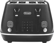DeLonghi Distinta Moments 4 Slice Toaster - Black