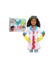 Ada Twist, Scientist Dress-Up Set Size 4-6X Netflix NEW! Goggles, Lab Coat NEW!!