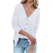Women's Open Front Batwing Sleeve Lightweight Knit Sweater - White