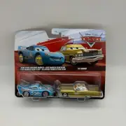 Disney Pixar Cars Die-Cast - Bling Bling Lightning McQueen and Tex Dinoco 2-Pack