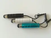 1PC Stylus Touch Screen for iPad iPhone 4 5 6 6 plus Ear phone Anti Dust Plug