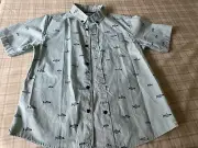 SOVEREIGN CODE Boys Short Sleeve Shirt Size Medium 10-12 Green NWT NEW
