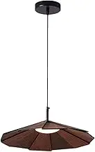 CJLWSLCO Retro minimalism Pendant Light modern creativity Wood Pendant Light E27 Base Hanging Ceiling Lamp with LED for Kitchen Island Dining Room Bedroom Indoor Adjustable Height Ceiling Light Fixtur