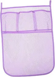 ERINGOGO Bathroom Storage Mesh Bag Multi Function Plaything Organizer Pouch for Teens Breathable Hanging Bath Holder for Bathroom Essentials