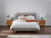 Retro Horizon Bed Frame - King / Cement
