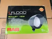 BULLET12A LED Floodlight, 12W, 120V, 5000K, Bronze