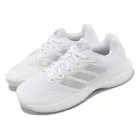 在飛比找PChome24h購物優惠-adidas 網球鞋 GameCourt 2 W 女鞋 白 