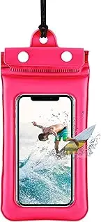 Waterproof Phone Pouch Floating Phone Dry Bag Waterproof Cellphone Case Up to 7" with Lanyard for iPhone 14 13 12 11 Pro MAX/XS/XS MAX/XR/X Samsung Galaxy S22/S21/S10 Pixel/OnePlus