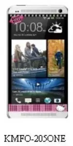 【出清】三麗鷗原廠授權，正版 Hello Kitty 彩繪螢幕保護貼，HTC ONE / M7 專用