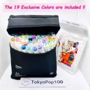 Ohuhu Marker Pens pastel 80 Colors - the 19 Exclusive Colors - Fine & Brush