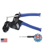 iCrimp Stainless Steel Cable Tie Tool Zip Gun Metal Zip Tensioner with Built-