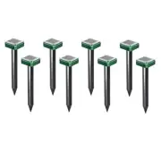 8 Pcs Outdoor Solar Ultrasonic Vibration Repeller Snake Repeller Mole9293