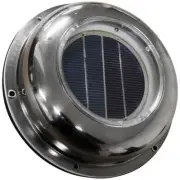 Stainless Steel Solar Waterproof Vent Fan To Suit Caravans, Motor Homes, RV's,