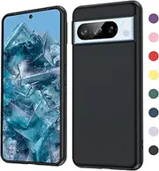 LeYi for Pixel 8 Pro Case: Google Pixel 8 Pro Case Full-Body Liquid Silicone, Shockproof Ultra Slim with Soft Anti-Scratch Microfiber Lining Phone case, Black