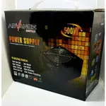 PSU PC ATX 500W 開關電源 CPU 高級數字風扇大 12CM 保證 500 瓦 QC