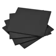 4pcs Black EVA Foam Sheets Spone Foam 7mm Craft EVA Sheets DIY Model Material