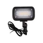 12W Mini LED Floodlight Dark Bronze Low Voltage Waterproof Garden Security Light