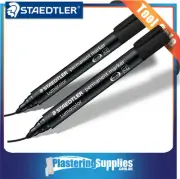 STAEDTLER Black Marker 2 Pc 2mm Bullet Point Pen Texta ST-3529 MADE IN GERMANY