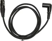 XLR Male to Female Cable, 4.9ft Right Angle XLR Male to XLR Female Balanced 3 PIN XLR Microphone Cable for Amplifiers, Speakers, for Stage, KTV, Home Theater