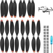24 PCS Mavic Mini 2 Propellers Replacement Blades, Mavic Mini 2 Propellers Compatible with DJI Mini 2/Mini Se Drone Replacement Low-Noise and Quick-Release Blades Props Accessories (Orange Tip)