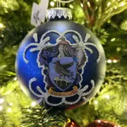 Universal Studios Wizarding World of Harry Potter Ravenclaw Glass Ornament NWT